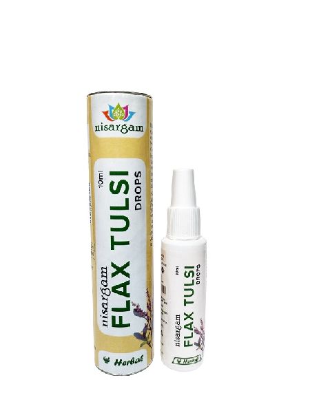 Holy Basil Essential Oil Flax Tulsi Drops, for Pharmas