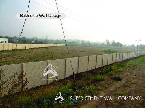 Polished Cement Folding Boundary Wall, for Construction, Size : Standard