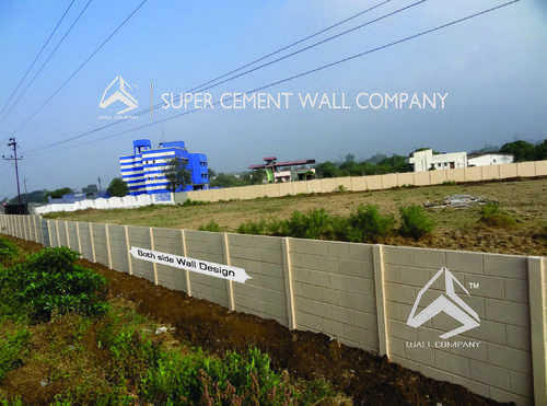 Polished Cement Readymade Boundary Wall, for Construction, Size : Standard