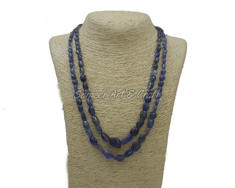 Natural Tanzanite Gemstone Beads Necklace