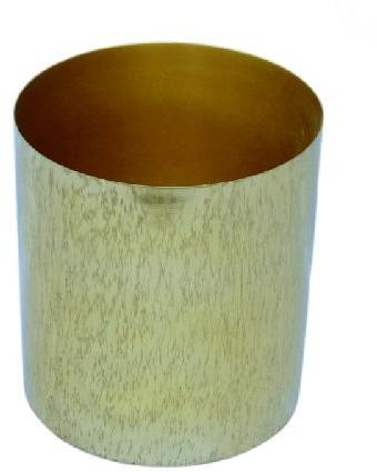 Stainless Steel Flower Pot, Color : Golden