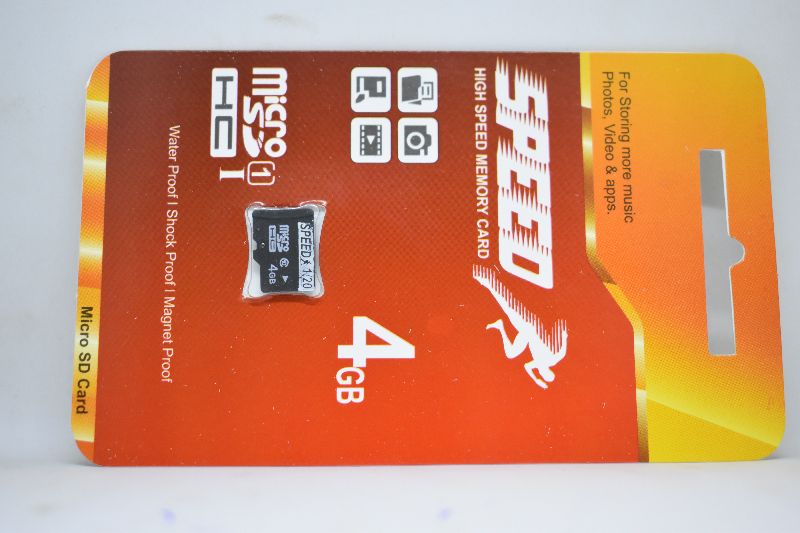 SPEED 4GB 6 Month Warranty Memory Cards