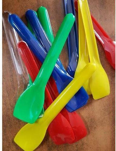 Plastic Ice Cream Spoon, Feature : Easy to use, Light in weight, Fine finish