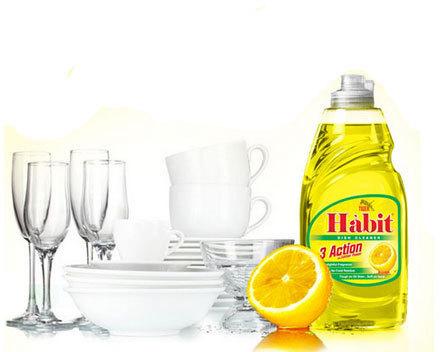 Habit dishwash liquid, Packaging Type : Plastic Bottle