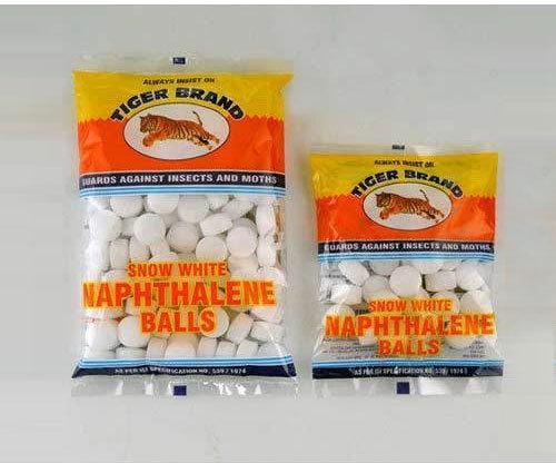 Flying Tiger Round Naphthalene Balls, Color : White