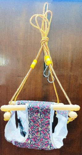 Bharati International Fabric Baby Cradle and Swing, Color : Multi