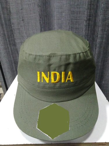 Cotton Army Hat, Size : Medium