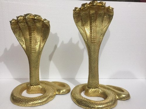 Polished Brass Naag Devta Statue, for Dust Proof, Dust Resistance, Heat Resistance, Rust Proof, Pattern : Printed