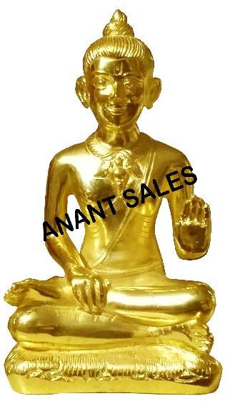 Anant Sales Polished Brass Neekanth Varni Statue, for Dust Proof