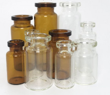 3ml amber tubular glass vial injection bottle