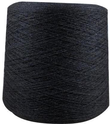 Jariwala Dyed Black Polyester Thread, Technique : Twisted