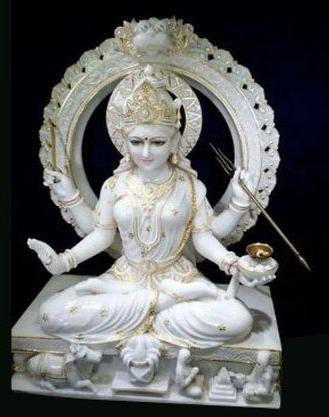 Marble Santoshi Mata Statue, Pattern : Painted