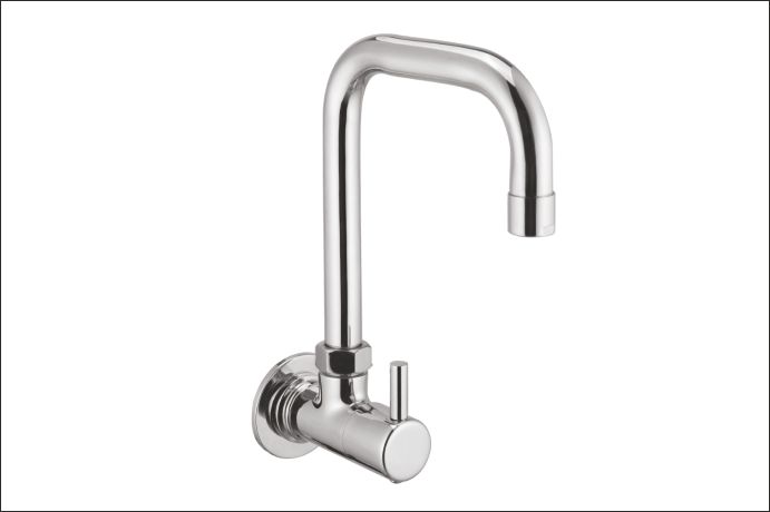 Polished Stainless Steel Single Handle Bathroom Faucet, Feature : Durable, High Pressure, Leak Proof