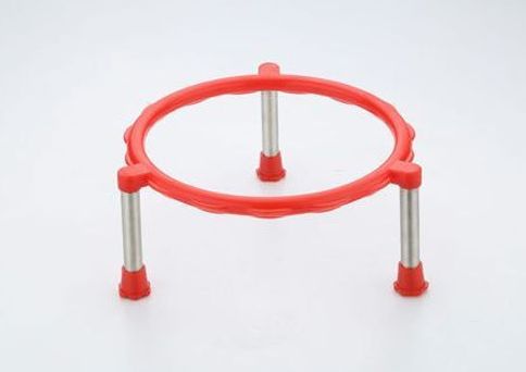Round Plastic and Steel Matka Stand, for Pot Use, Feature : Good Quality