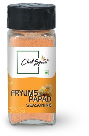 Chet Spice Fryums Papad Seasoning, Packaging Type : Glass Bottle
