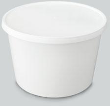 Smooth 1200ml White Plastic Container, Feature : Heat Resistance, High Strength, Perfect Shape