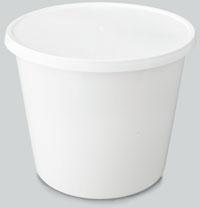 Soft 1500ml White Plastic Container, Feature : Heat Resistance, High Strength, Non Breakable