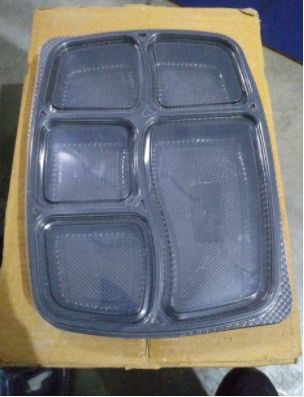 5 CP Meal Tray with Lid, for Food Packing