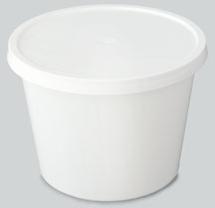 500ml White Plastic Container