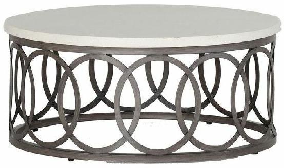 Round Metal coffee table, for Home, Hotel, Restaurant, Style : Modern