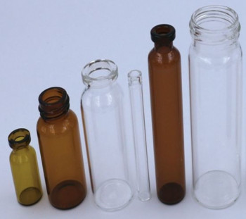 Buy 3ml amber tubular glass vial injection bottle