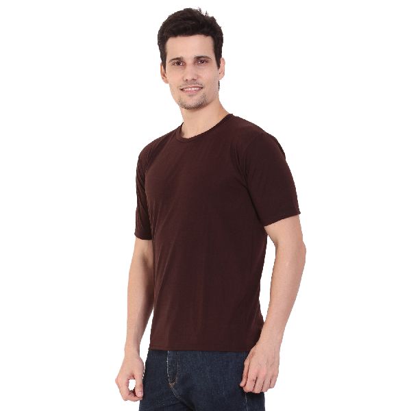 Brown LV Men Half sleeves T-shirt - Hanger Online Store