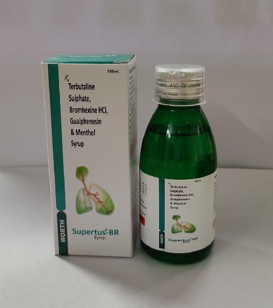 Bromhexine HCL 4 mg + Terbutaline Sulphate  + Guaiphenesin  + Menthol