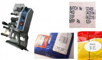 Smartpack Ribbon Batch Coding Machine, For Printer, Printing Type : Pouch