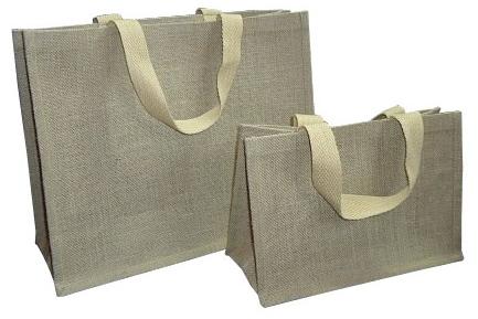 Cotton Web Handle Plain Tote Bag, Size : - 33 X 41 X 15 CM