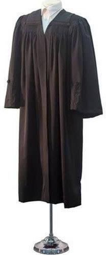 Plain Polyester Black Advocate Gown, Size : M, XL