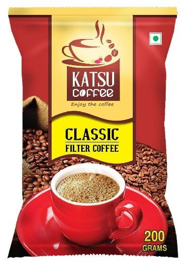 Katsu Classic Filter Coffee Powder, Certification : FSSAI