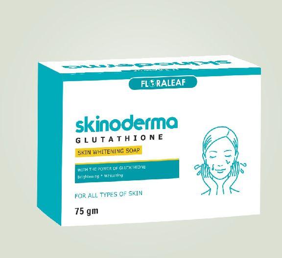 Skinoderma Glutathione Skin Whitening Soap, Packaging Type : Box