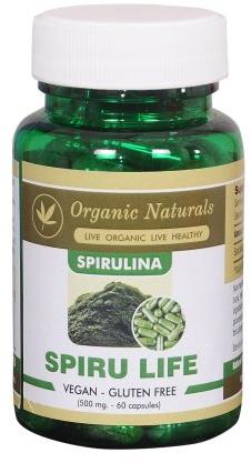  Spirulina Capsules, Packaging Size : 500 mg