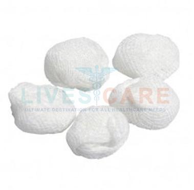 Cotton Gauze Ball, Color : White