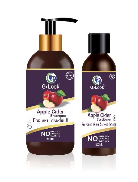 Apple Cider Vinegar Shampoo and Conditioner Combo Kit