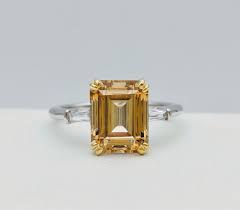 NATURAL ASTROLOGICAL YELLOW SAPPHIRE RING, Style : SQUARE