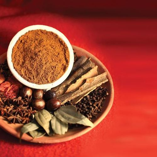 Blended Organic Shahi Garam Masala powder, for Cooking, Packaging Size : 50gm, 100gm