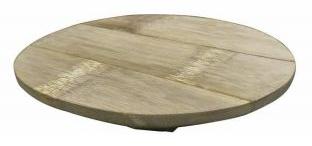 Plain Bamboo Chopping Board, Shape : Round