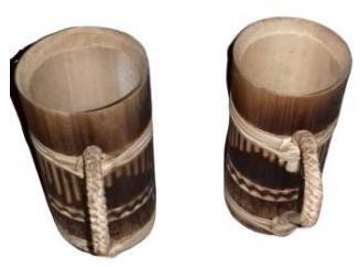 Plain Bamboo Coffee Mug