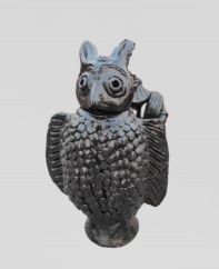 Terracotta Owl Statue, for Decoration, Style : Antique