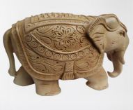 Wooden Elephant Statue