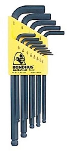 Bondhus 10937, Set 13 Ball End L-Wrenches .050-3/8&amp;quot;