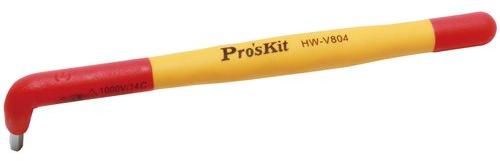 Proskit HW-V804, VDE 1000V Insulated Hex Key Wrench 4mmHW-V804
