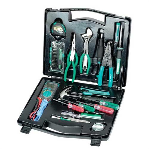 Proskit PK-2052TB, Technicians Tool Kit-, Feature : Completely Integrated, Fireproof Certified, Leakage Proof