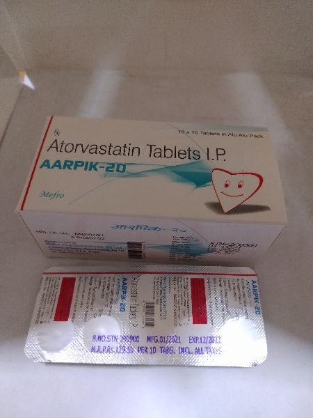 Mefro AARPIK - 20 tablets, Packaging Type : Box