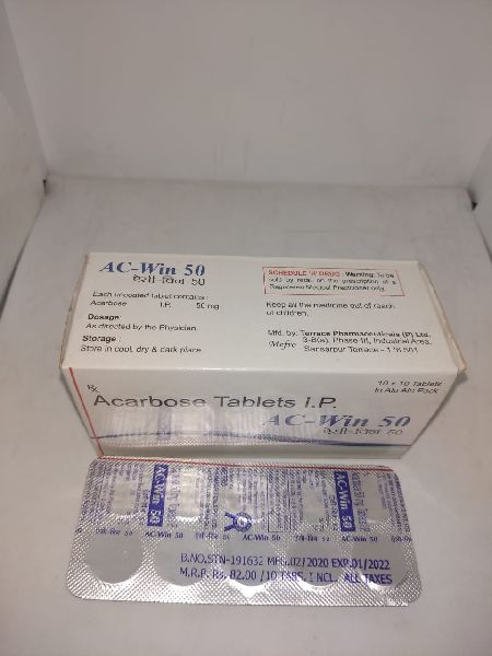Ac - Win 50  (  Acarbose 50 mg   Tablets )