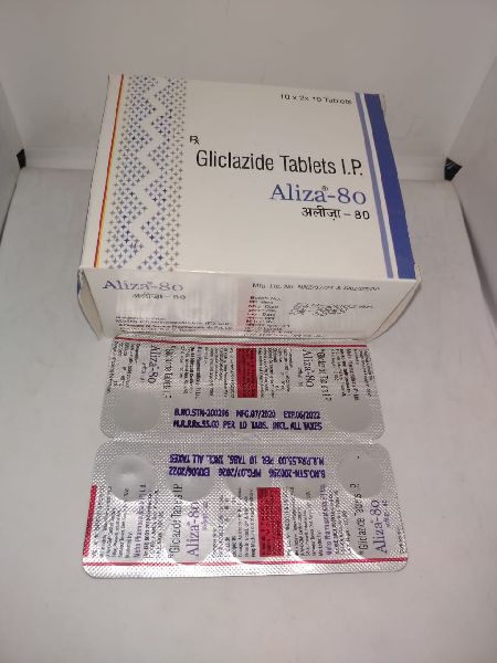 Aliza - 80 ( Glicazide  80 mg Tablets  )