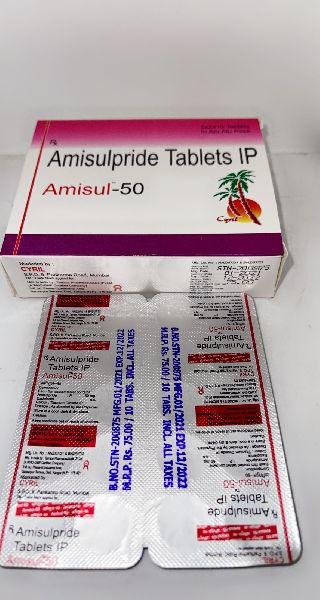 Amisul-50 ( Amisulpride Tablets ), for Clinical, Hospital, Personal, Grade : Medicine Grade