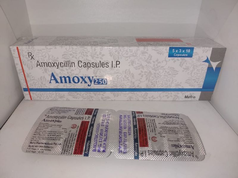 Amoxy -250  ( Amoxycillin Capsules I.P. )