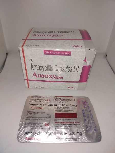 Amoxy - 500  (  Amoxycilin Capsules  I.P. )